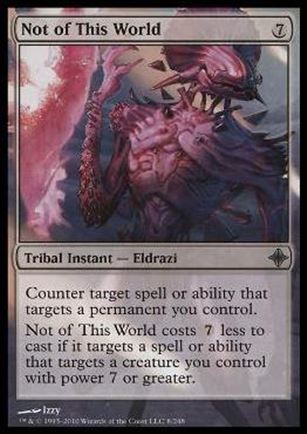 Magic the Gathering: Rise of the Eldrazi (Base Set) card 8 Not of This World