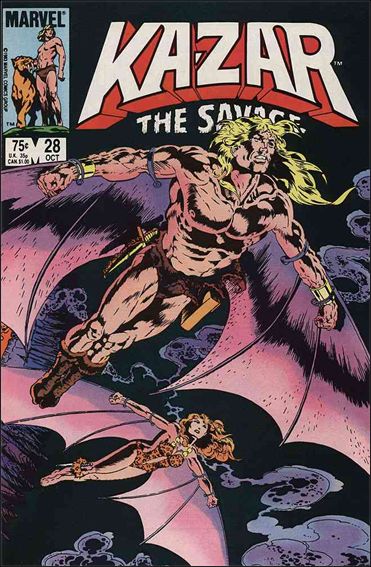 Ka-Zar the Savage issue 28 Wraparound Cover