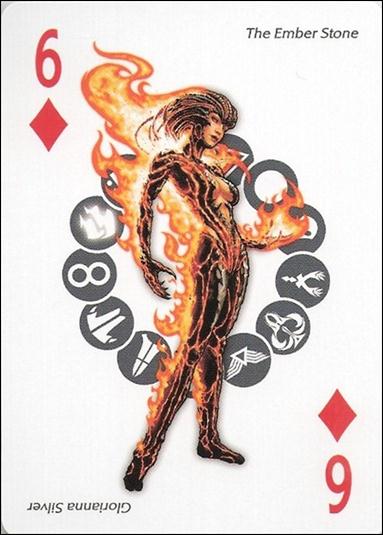 Artifacts Playing Cards (Promo) card 6 Diamonds The Ember Stone - Glorianna Silver
