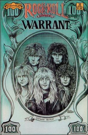 Rock N' Roll Comics issue 10 Warrant Cover