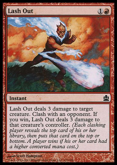 Magic the Gathering: Commander (Base Set) card 127 Lash Out