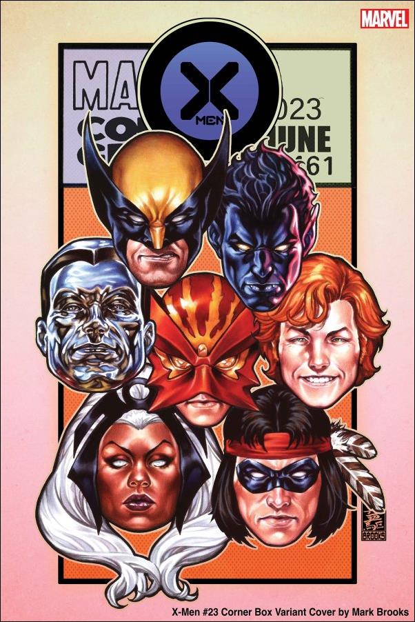X-Men (2021) issue 23-B Mark Brooks Corner Box Cover