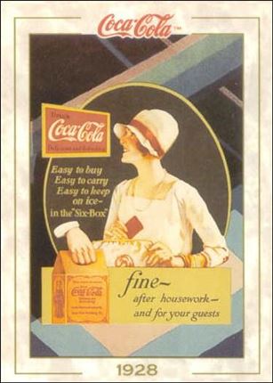 Coca-Cola Collection Series 1 (Base Set) card 30 Fine... After Housework