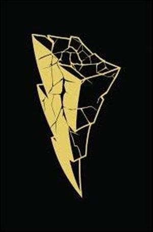 Mighty Morphin Power Rangers issue 25 Black Polybagged Cover