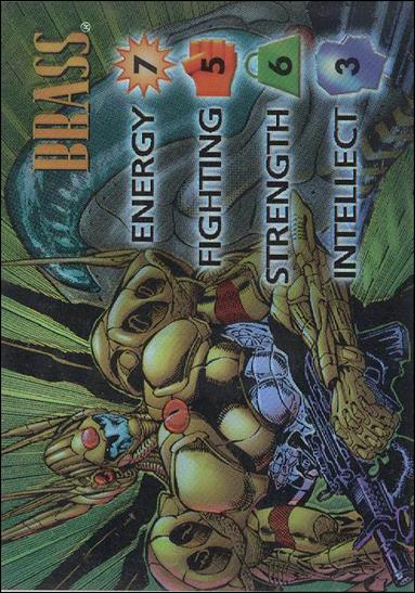 Marvel vs WildStorm (Overpower Chrome Subset) card OP1 Brass