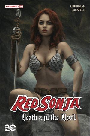 Red Sonja: Death and the Devil issue 4-B Cover by Celina