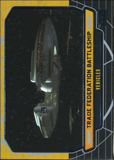 Star Wars Galactic Files (Base Set) card 248 Trade Federation Battleship Vehicles