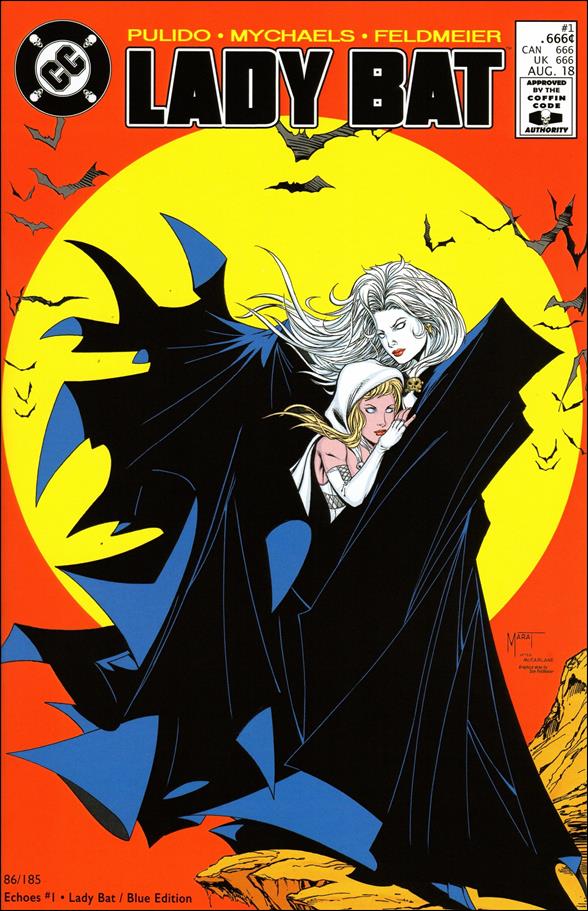 Lady Death: Echoes issue 1-R Lady Bat / Blue Edition 1/185