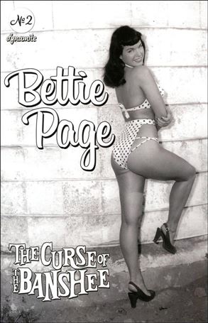 Bettie Page: The Curse of the Banshee issue 2-E Bettie Page Pin Up Photo Cover