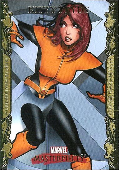 2007 Marvel Masterpieces (Parallel Gold Border Base Set) card 47 Kitty Pryde