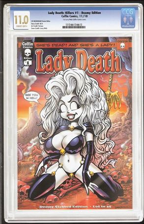 Lady Death: Killers issue 1-U Doomy Slabbed Edition 1/35