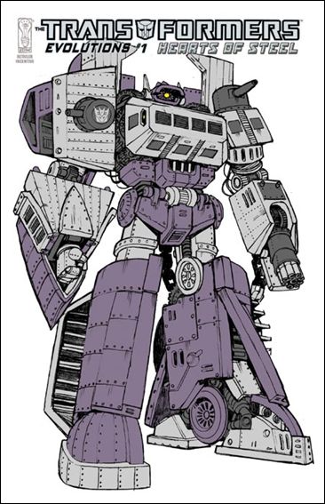 Transformers: Evolutions issue 1-C Shockwave Design 1:XX Cover