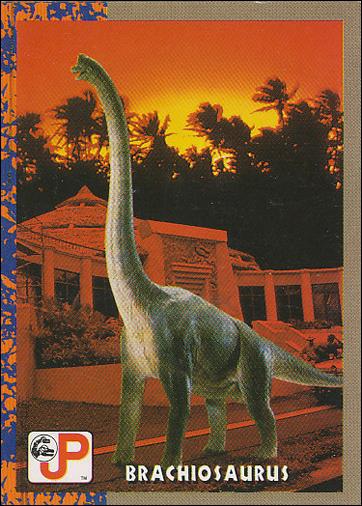 Jurassic Park (Base Set) card 8 Brachiosaurus