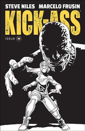 Kick-Ass (2018) issue 10-B Marcelo Frusin Black & White Cover