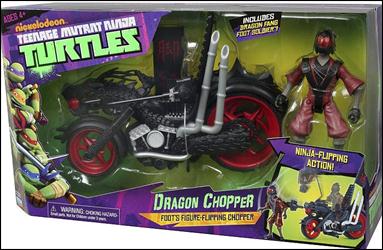 Teenage Mutant Ninja Turtles (2012) Vehicles and Playsets figure 2 Dragon Chopper with Foot Soldier