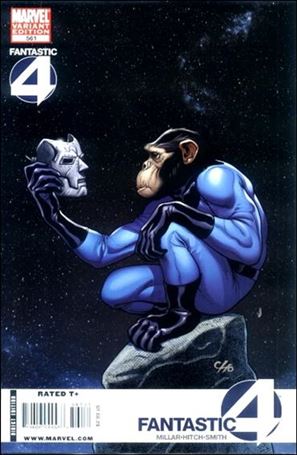 Fantastic Four (1961) issue 561-C Frank Cho 1:10 Marvel Apes Cover