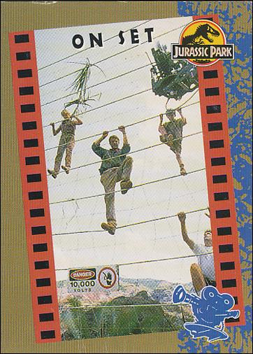 Jurassic Park (Base Set) card 74 New Heights in Suspense