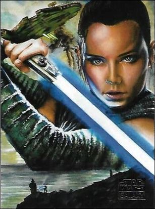 Star Wars Galaxy 2018 (Legends Subset) card C-4 Rey