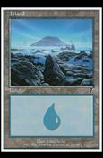 Magic the Gathering: 7th Edition (Base Set) card 334 Island