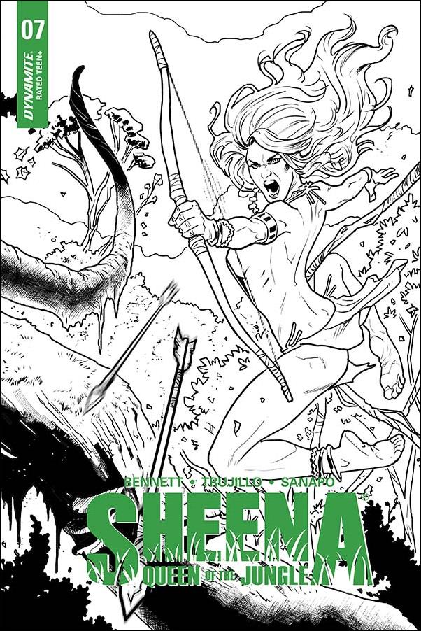 Sheena: Queen of the Jungle (2017) issue 7-G Diego Galindo B&W Cover