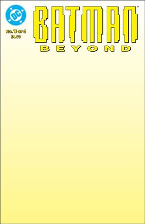 Batman Beyond (1999/03) issue 1-E Facsimile Edition (2024) Blank Cardstock Cover