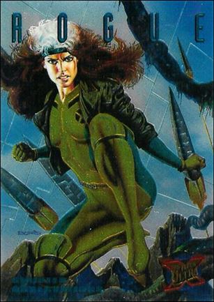 1995 Fleer Ultra X-Men (Sinister Observations Subset) card 8 Rogue