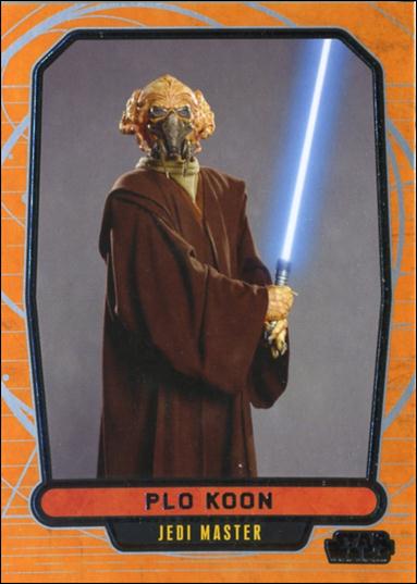 Star Wars Galactic Files (Base Set) card 82 Plo Koon Jedi Master