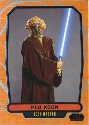 Star Wars Galactic Files (Base Set) card 82 Plo Koon Jedi Master