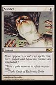Magic the Gathering: 2011 Core Set (Base Set) card 30 Silence