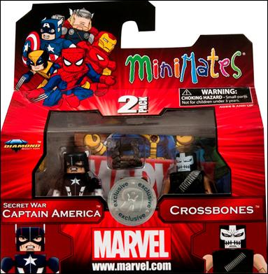 Marvel Minimates (Exclusives) figure 83 Secret War Captain America and Crossbones (TRU)