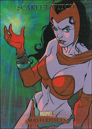 2007 Marvel Masterpieces (Parallel Foil Base Set) card 72 Scarlet Witch