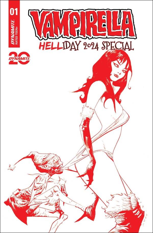 Vampirella Helliday 2024 issue 1-K Jae Lee Red Line Cover