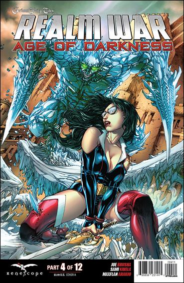 Grimm Fairy Tales Presents Realm War: Age of Darkness issue 4 Harvey Tolibao Cover