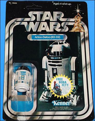 Star Wars 3 3/4" Basic Action Figures (Vintage) figure 1-B Artoo-Detoo (R2-D2) (SW 20 Back)
