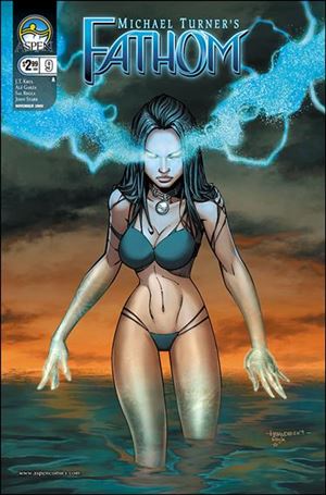 Michael Turner's Fathom (2008) issue 9 Ale Garza Standard Cover