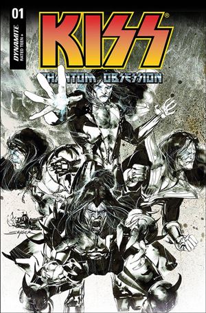 KISS: Phantom Obsession issue 1-J Stuart Sayger 1:20 Black & White Cover