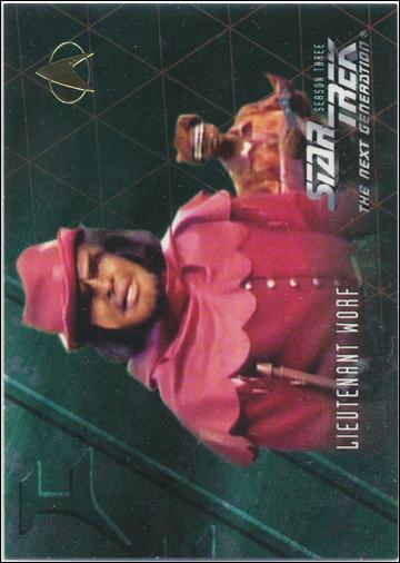 Star Trek: The Next Generation - The Episode Collection Season Three (Base Set) card 223 Lieutenant Worf