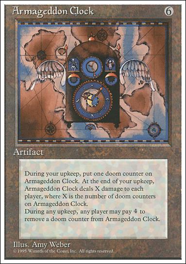 Magic the Gathering: 4th Edition (Base Set) card 295 Armageddon Clock