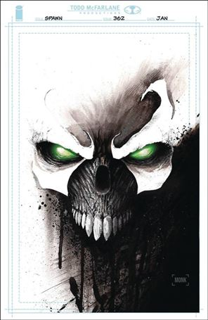 Spawn issue 362-C Jeff Monk Virgin Cover