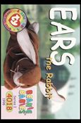 Beanie Babies Series 1 (Base Set) card 72 Ears the Rabbit