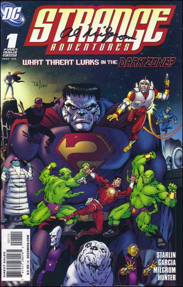 Strange Adventures (2009) issue 1-C DF Jim Starlin Cover (Signed by Al Milgrom) 1/100