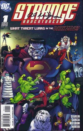 Strange Adventures (2009) issue 1-C DF Jim Starlin Cover (Signed by Al Milgrom) 1/100