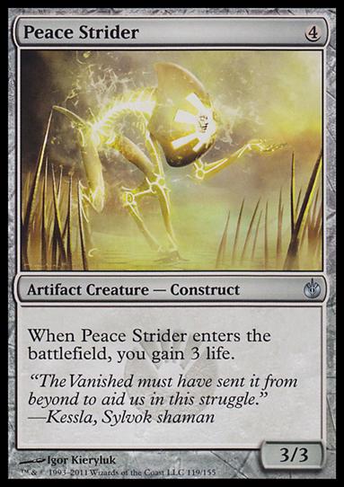 Magic the Gathering: Mirrodin Besieged (Base Set) card 119 Peace Strider