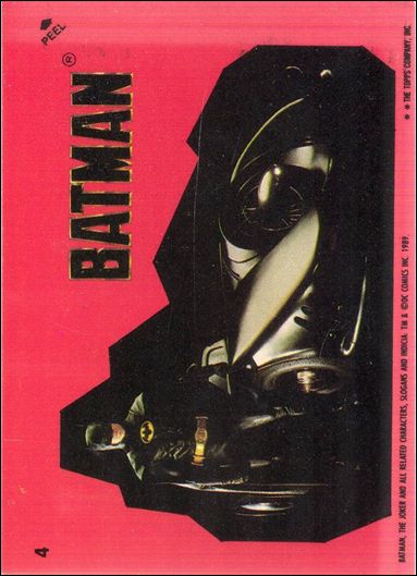 Batman: Series 1 (Sticker Subset) card 4