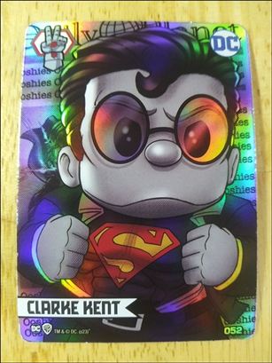 DC Comics Ooshies Collector Cards: Series 2 card 52 Clarke Kent:  Hologram Foil 