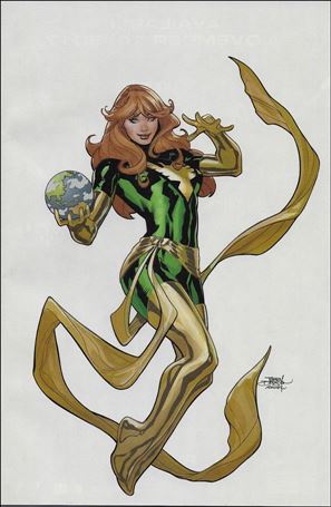 Phoenix Resurrection: The Return of Jean Grey issue 1-SQ Terry Dodson Unknown Comics Green Virgin Cover