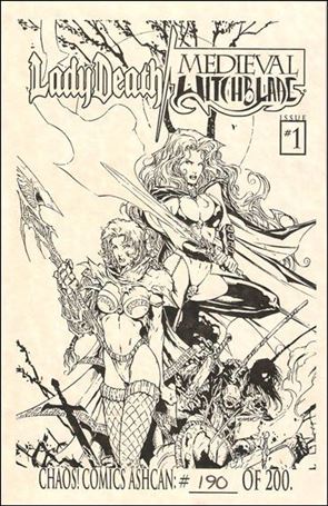 Lady Death/Medieval Witchblade issue Ashcan-B Premium Edition 1/200