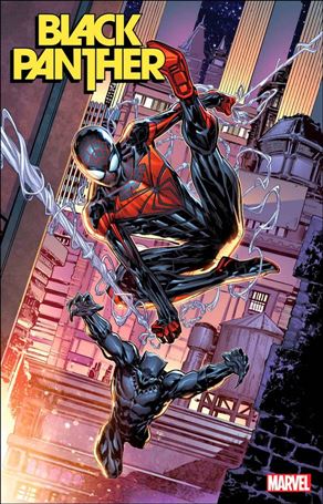 Black Panther (2022) issue 2-B Ken Lashley Miles Morales 10th Anniversary Cover