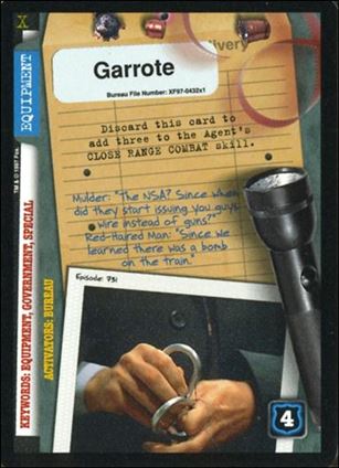 X-Files: 101361 (Base Set) card XF97-0432x1 Garrote