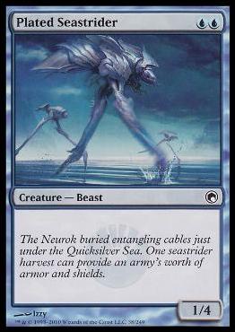 Magic the Gathering: Scars of Mirrodin (Base Set) card 38 Plated Seastrider